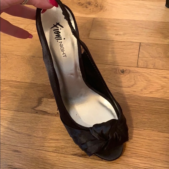 Fioni Night Black Heels - Picture 3 of 3